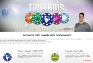 programme des tournois sur Betclic 