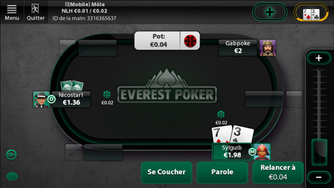 L’appli Mobile D’Everest Poker