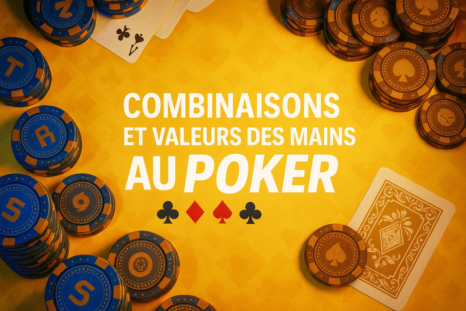 Les Combinaisons et Valeurs des Mains au Poker