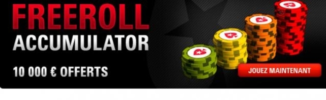 Freeroll Accumulator : PokerStars Offre un Package FPS Cannes