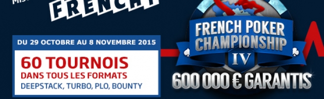 French Poker Championship 4 Avec PMU.fr