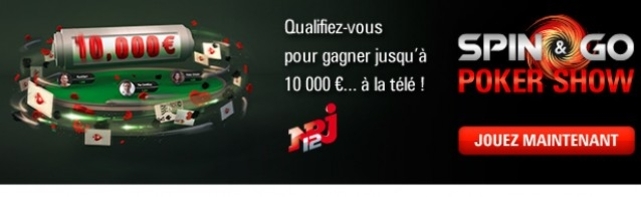 Sur NRJ12 Avec PokerStars : le Spin & Go Poker Show