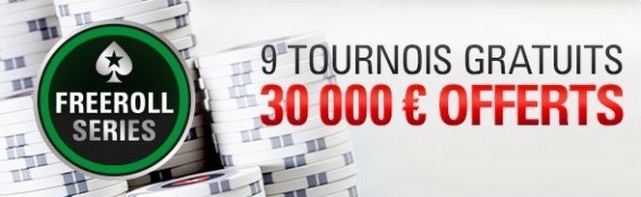 Top Départ Des Freeroll Series Sur PokerStars ce Soir