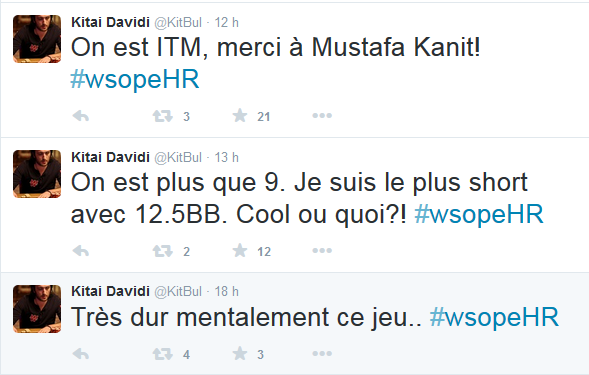 Tweet Davidi WSOPE